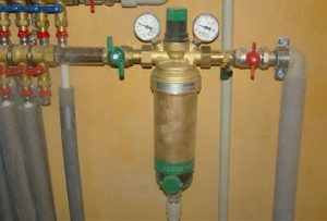 Установка фильтра грубой очистки воды в Рязани
